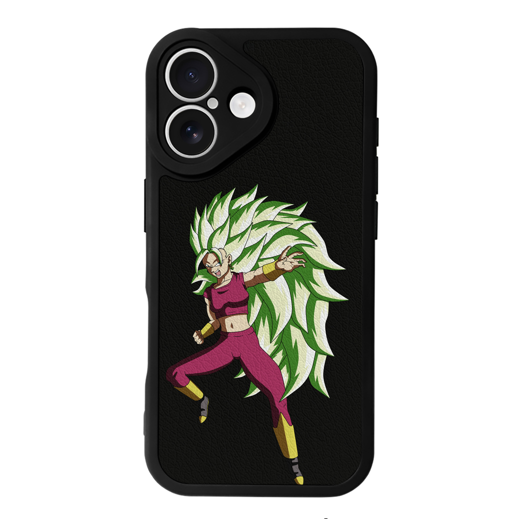 （画像用） ドラゴンボール DRAGON BALL 【iPhone 16シリーズ対応】シリコンスマホケース（レザー調） 材質：シリコン